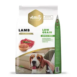 AMITY Super Premium Adult Lamb, сухий корм для дорослих собак, з ягням 14 кг