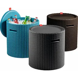 Стіл-скриня садова пластикова Keter Cool Stool коричневий - мініатюра 4