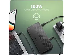 Док-станція AXAGON USB4 12in1 Black (HMC-U4) - мініатюра 7