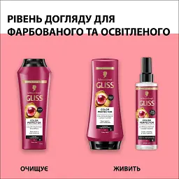 Шампунь Gliss Color Perfector для фарбованого та мелірованого волосся 400 мл - мініатюра 6