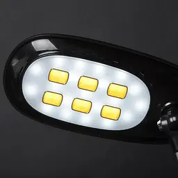 Настільна лампа Brille на гнучкій ніжці сенсорна SL-76 10W BK - мініатюра 7