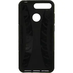 Чохол-накладка Toto Dazzle Kickstand 2 in 1 Case HuAwei Y6 2018 Black - мініатюра 3