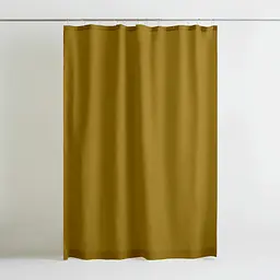 Шторка для душу та ванної Cosas з кільцями 180х180 honey, гірчичний (ShowerCurtains_25Honey_DUK_180x180_Hook) - мініатюра 2