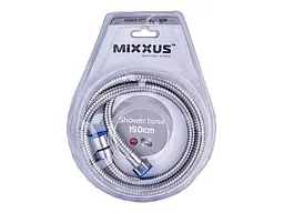 Шланг для душу MIXXUS 1,5м нержавіюча сталь сірий SUS304 (блістер) HFS-01.SUS-150cm (Shower hose-SUS-150cm)