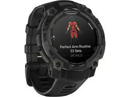 Смарт-годинник Garmin Instinct 3 45mm AMOLED Black with Black Band (010-02936-00) - мініатюра 3