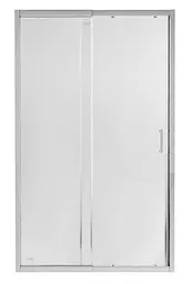 Душові двері в нішу Qtap Taurus CRM2013-14.C6 130-140x200 см, скло Clear 6 мм, покриття CalcLess (TAUCRM201314C6)