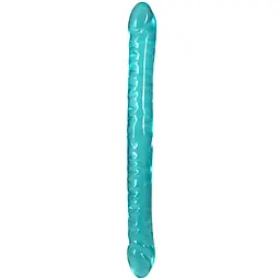 Фалоімітатор двосторонній Doc Johnson Crystal Jellies Double Dong