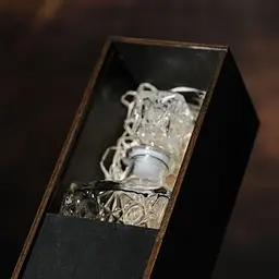 Подарунковий набір віскі Whiskey Stones №11 графин Dedalo в дерев'яному пеналі - мініатюра 5
