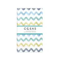 Простирадло Cosas на резинці 90x190x25 color wave, жовтий (WaveColor_90x190x25) - мініатюра 4