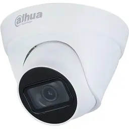 IP камера Dahua DH-IPC-HDW1431T1 (2.8мм), White, 4 Мп, 1/2.9` CMOS, 2560x1440, f=2.8 мм, ІЧ підсвічування до 30 м, LAN с PoE, IP67, H.264H, H.264B, MJPEG, Smart H.265 + / Smart H.264 +, -40°C ~ +60°C