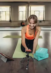 Блок для йоги PowerPlay 4006 Yoga Brick М'ятний (PP_4006_Mint_Yoga_Brick) - мініатюра 3