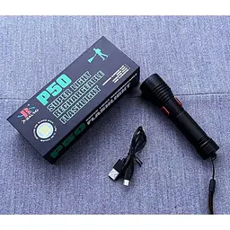 Ліхтар ручний X-Balog BL-P02-P50 акумуляторний 18650 Zoom P50 Type-C - мініатюра 8