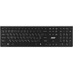 Acer Клавіатура OKR020, 109key, WL, EN/UKR/RU, чорний