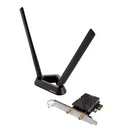 Адаптер WiFi PCE-BE92BT BE9400, PCI-Express x1, BT5.4 Asus teh0017383 - мініатюра 2