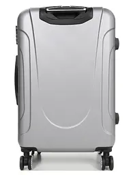 Валіза середня M ABS-пластик Madisson Snowball 03403 68х44х27см 68+13л Срібна - мініатюра 4