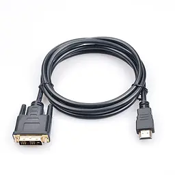 Кабель Prologix Premium HDMI - DVI V 1.3 (M/M), Single Link, 18+1, 0.5 м, Чорний (PR-HDMI-DVI-P-01-30-05m) - мініатюра 3