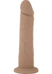 Фалоімітатор Silexd Realistic Dildo Liquid Silicone 2, 20.6 см (тілесний) - мініатюра 5