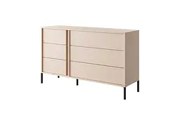 Комод Perfect Home Даст / Dast з 6 шухлядами 6S/138 Беж (PFH-091008) - мініатюра 4