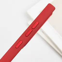 TPU чохол Bonbon Metal Style with MagSafe для Samsung Galaxy S24 Ultra Червоний / Red - мініатюра 4
