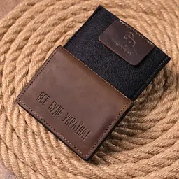 Зручна обкладинка на автодокументи у вінтажній шкірі Україна Grande Pelle 16710 коричнева - мініатюра 10