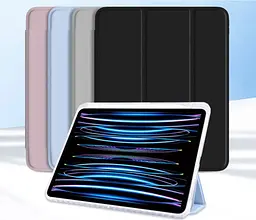 Чохол-книжка Comma Joy PU with Pencil Slot для Apple iPad Pro 13 (2024-2025) Light Pink [111052] - мініатюра 8