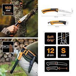 Садова пила складна Fiskars Xtract SW73, S - 160 мм, 123870 (1000613) - мініатюра 3