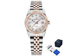 Жіночий наручний годинник PD-1794L Silver-Rose Gold-White Pagani Design acs0031231 - мініатюра 2