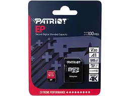 Карта пам'яті Patriot EP UHS-I U3 Class 10 A1 + SD-adapter 1 TB (PEF1TBEP31MCX) - мініатюра 3