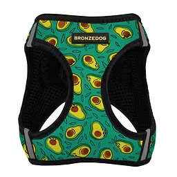 Шлея для собак Bronzedog Sport Vest Авокадо L 26х20х3 см зелена - мініатюра 2