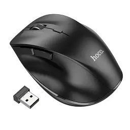 Бездротова миша Hoco GM24 Mystic Six-Button Dual-Mode Business Wireless Mouse Black - мініатюра 3