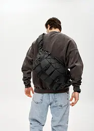 Чоловіча cумка-бананка під ноутбук Sambag Urban Pro чорна 46 × 26 см (51411264m) - мініатюра 3