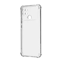 Прозрачный чехол для Xiaomi Poco C40 с защитой камеры и усиленными бортами, тонкий, силиконовый, бесцветный, ударопрочный, противоударный бампер с закрытой камерой, ArmorStandart (ARM70765)