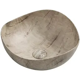 Умивальник накладний Mixxus Premium Wave-0103 marble 380x380x170 мм MP6532, Мармур