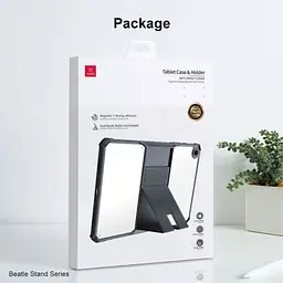 Чохол накладка з підставкою HunDD з посиленими кутами для для Samsung Galaxy Tab A9 (8.7'') Чорний - мініатюра 7