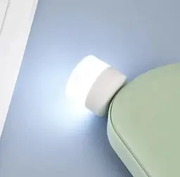 Портативна USB світлодіодна лампа-нічник із білим (6500К) світлом, працює від Power Bank, та ін. ґаджетів 5В - мініатюра 3