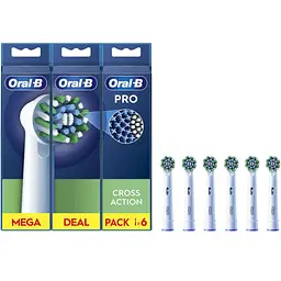 Насадки для електричної зубної щітки Oral-B Pro Cross Action 6 шт.