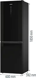 Холодильник Gorenje NRK6192ABK4 - мініатюра 17