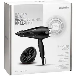 Фен BaByliss Shine Pro чорний (6713DE) - мініатюра 6