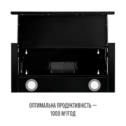 Витяжка телескопічна PERFELLI TL 6622 Full BL 1000 LED - мініатюра 8