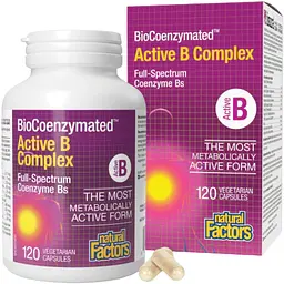B-комплекс Natural Factors активний коензимний 120 капсул