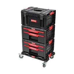 Набір ящиків Qbrick SYSTEM PRO DRAWER WORKSHOP SET 2 мобільна шафа 525x345x885 мм - мініатюра 2