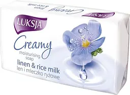 Крем-мило Luksja Linen Rice Milk, 90 г