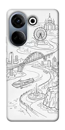 TPU чохол Demsky Dnipro spirit для TECNO Camon 20 Pro (CK7n)