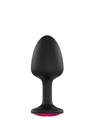 Анальна пробка з кристалом Dorcel Geisha Plug Ruby M 8 см (рожевий)