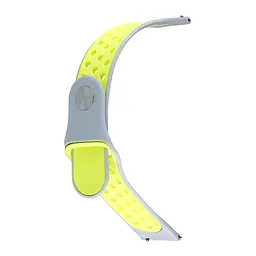 Ремінець Nike Sport 20 mm Watch Active/Galaxy S4 42 mm/Gear S2/Xiaomi Amazfit Gray/Volt - мініатюра 2