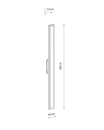 Світильник вуличний настінний Nowodvorski 11553 Isla LED 1x22W 3000K 1200Lm IP54 чорний - мініатюра 7