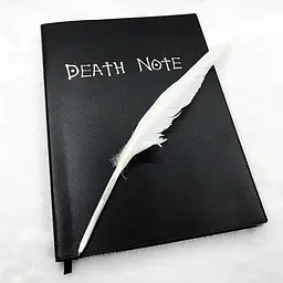 Зошит Смерті death note блокнот аніме-книжка в наборі з ручкою пером для косплею манги - мініатюра 2