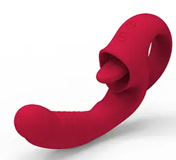 Вібратор - Rechargeable Licking Vibrator USB 10 Functions
