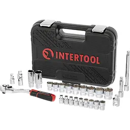 Набір торцевих головок із тріскачкою Intertool ET-8026 26 шт. [98835] - мініатюра 4