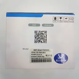 Бездротова IP смарт камера з датчиком руху нічним баченням та панорамним оглядом Wi Fi UKC V380 білий - мініатюра 7